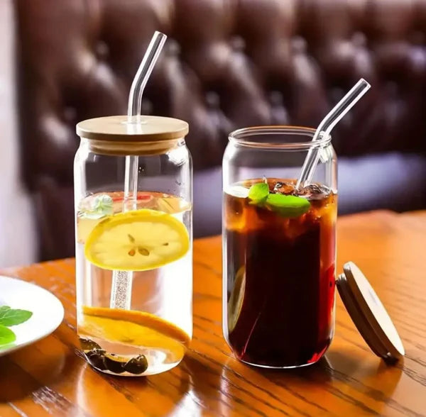 Plain Round Glass Sipper
