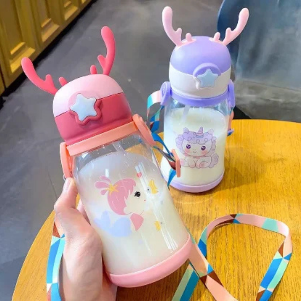 Baby 500ml Plastic Water Bottle – Lightweight, Leakproof, BPA-Free