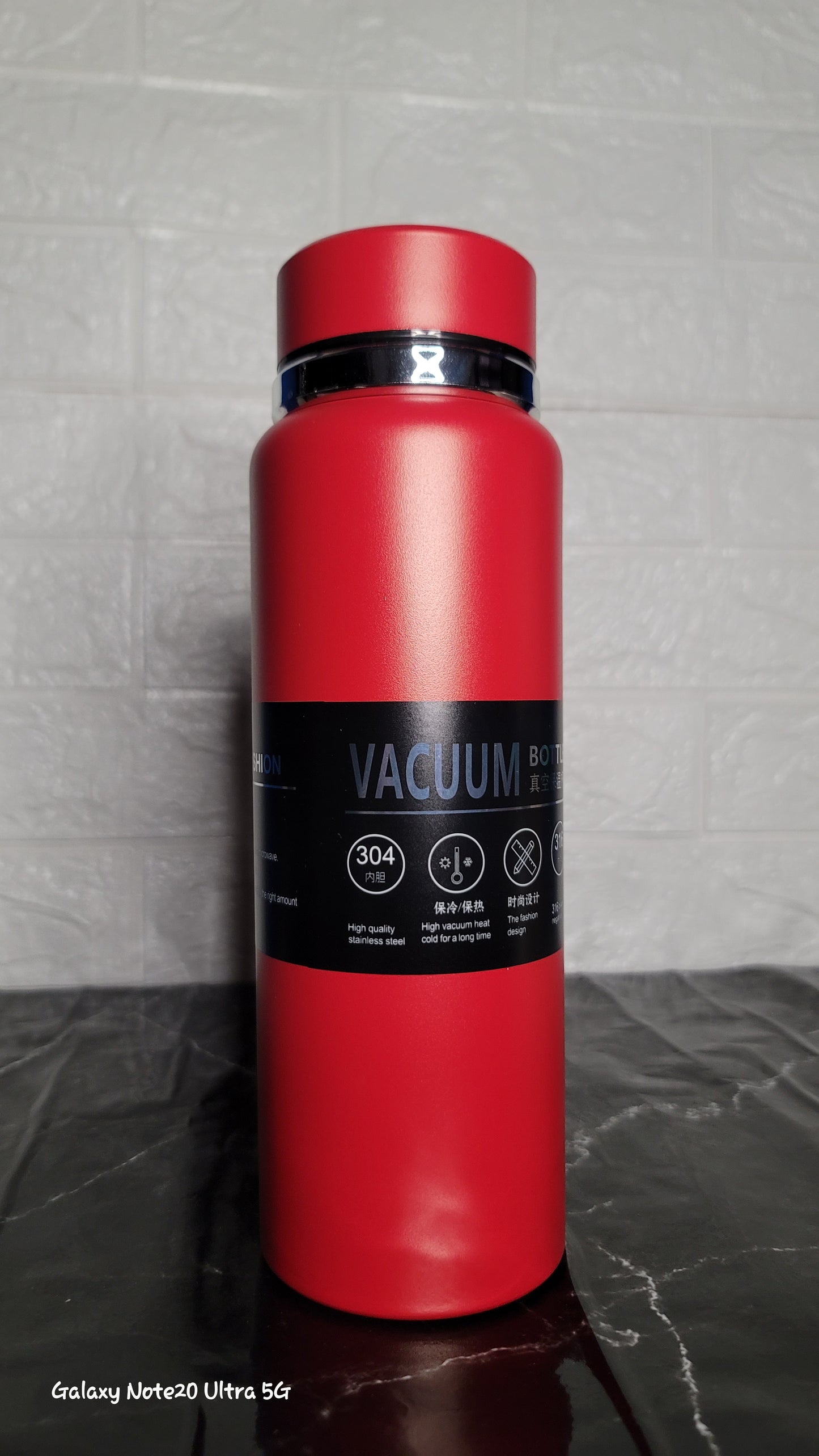 1000ml Stainless Steel Vacuum Sports Bottle – Hot & Cold Insulated Thermos Flask
