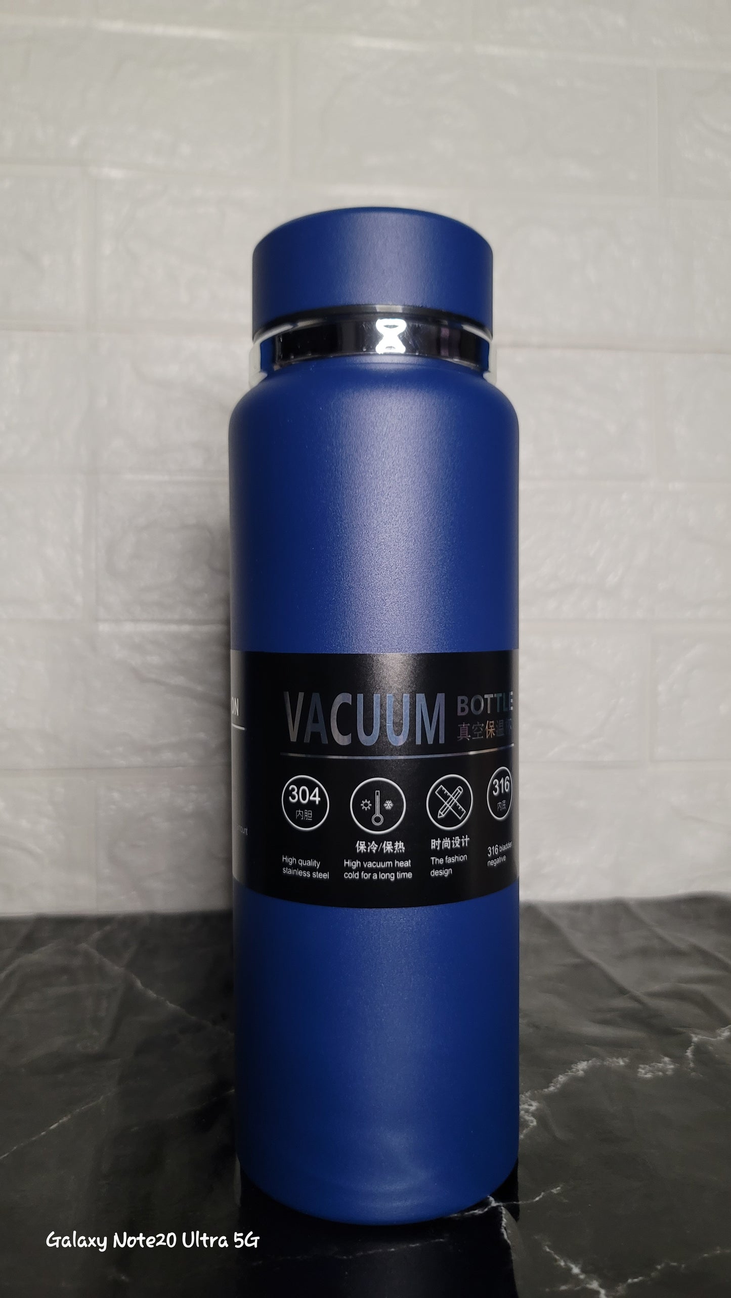 1000ml Stainless Steel Vacuum Sports Bottle – Hot & Cold Insulated Thermos Flask