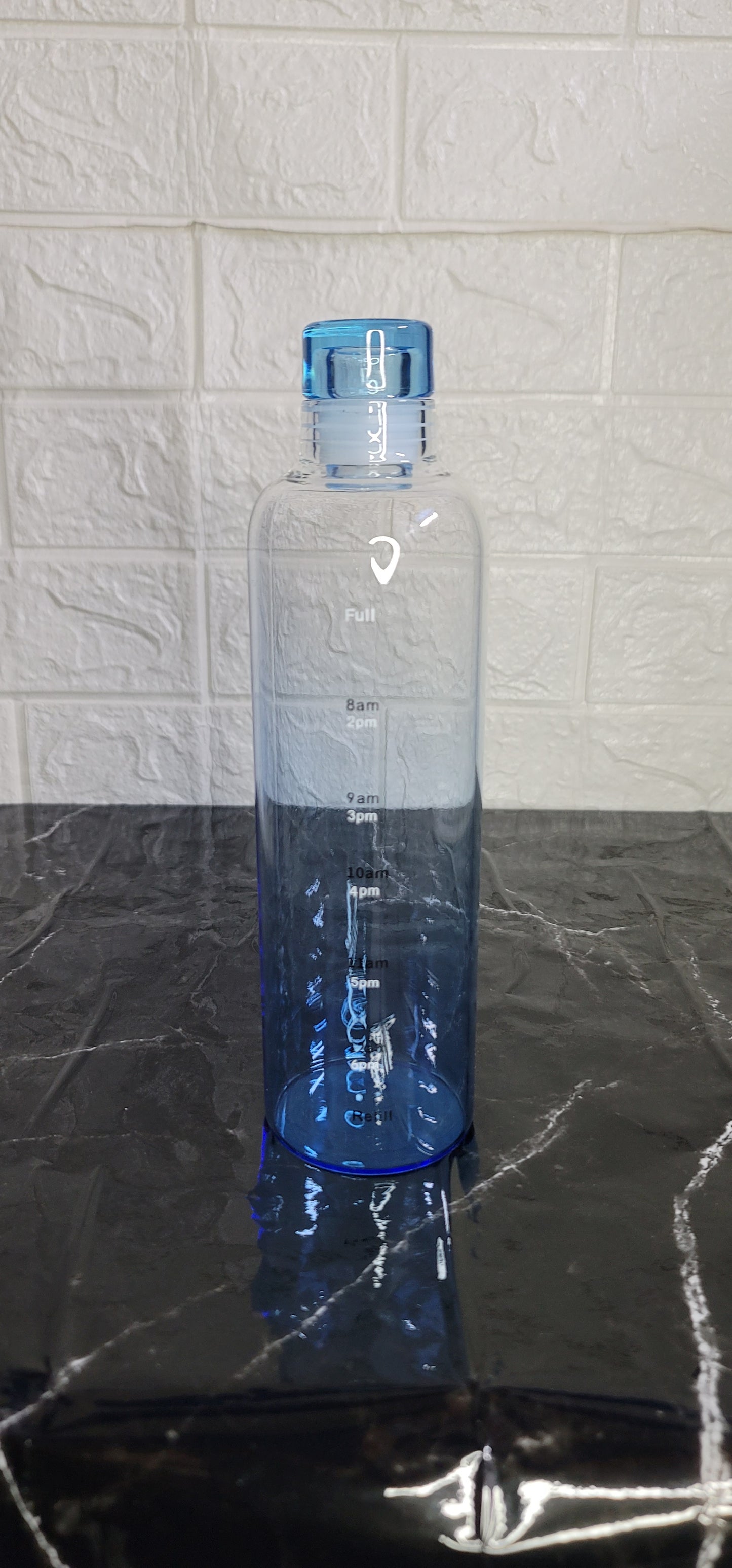 500ml Glass Bottle with Time Marker & Cover