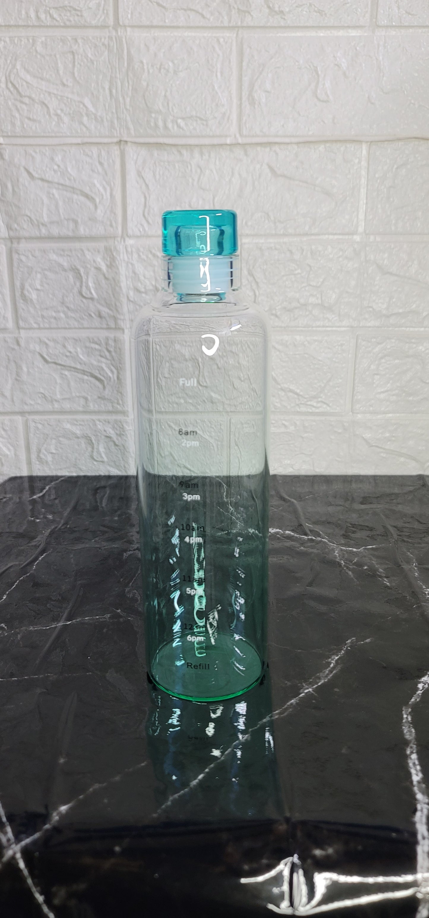 500ml Glass Bottle with Time Marker & Cover