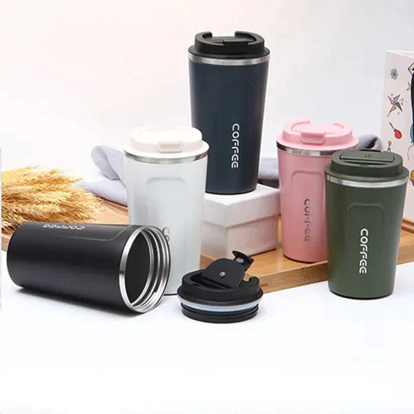 Stainless Steel Coffee Mug – Insulated, Leakproof & Travel Friendly