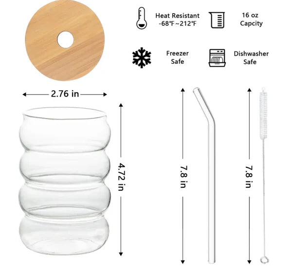 Bubble Glass Sipper