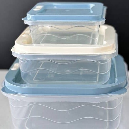 Airtight Food Storage Containers – 3-Piece Set for Kitchen Organization