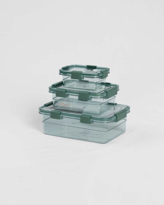 3-Piece Airtight Food Storage Box Set – Leakproof, Stackable, BPA-Free