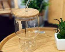 Round Glass Sipper