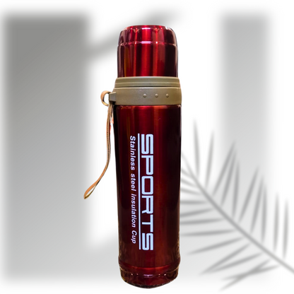 750 ML Sports Stainless Steel Vacuum Flask – Hot & Cold Insulation Bottle