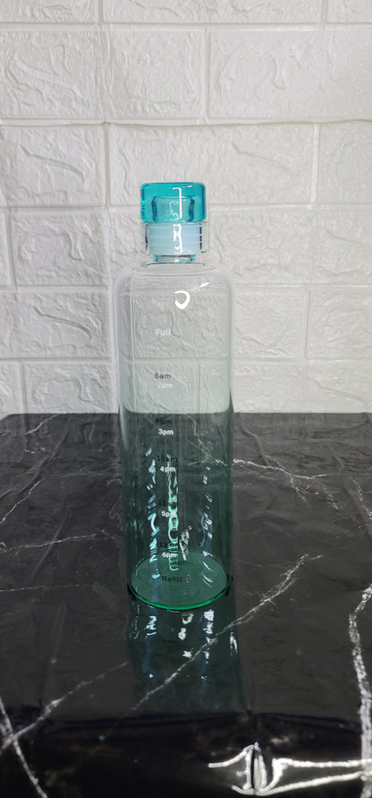 500ml Glass Bottle with Time Marker & Cover
