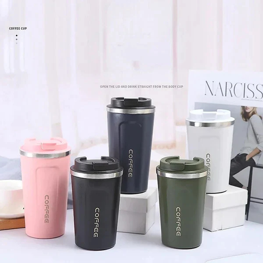 Stainless Steel Coffee Mug – Insulated, Leakproof & Travel Friendly
