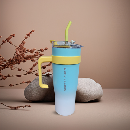 40oz Gradient Tumbler with Handle