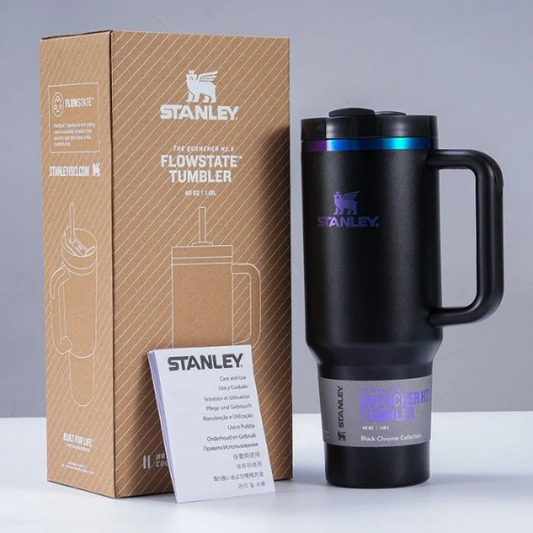 Stanley The Quencher H2.0 FlowState™ Tumbler - 40oz Black Chroma Collection
