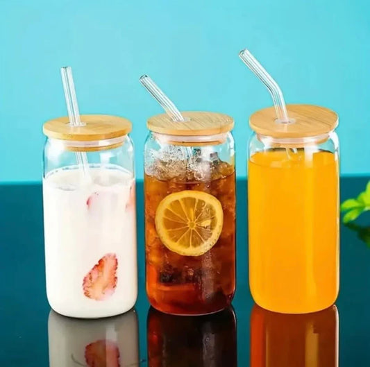 Plain Round Glass Sipper